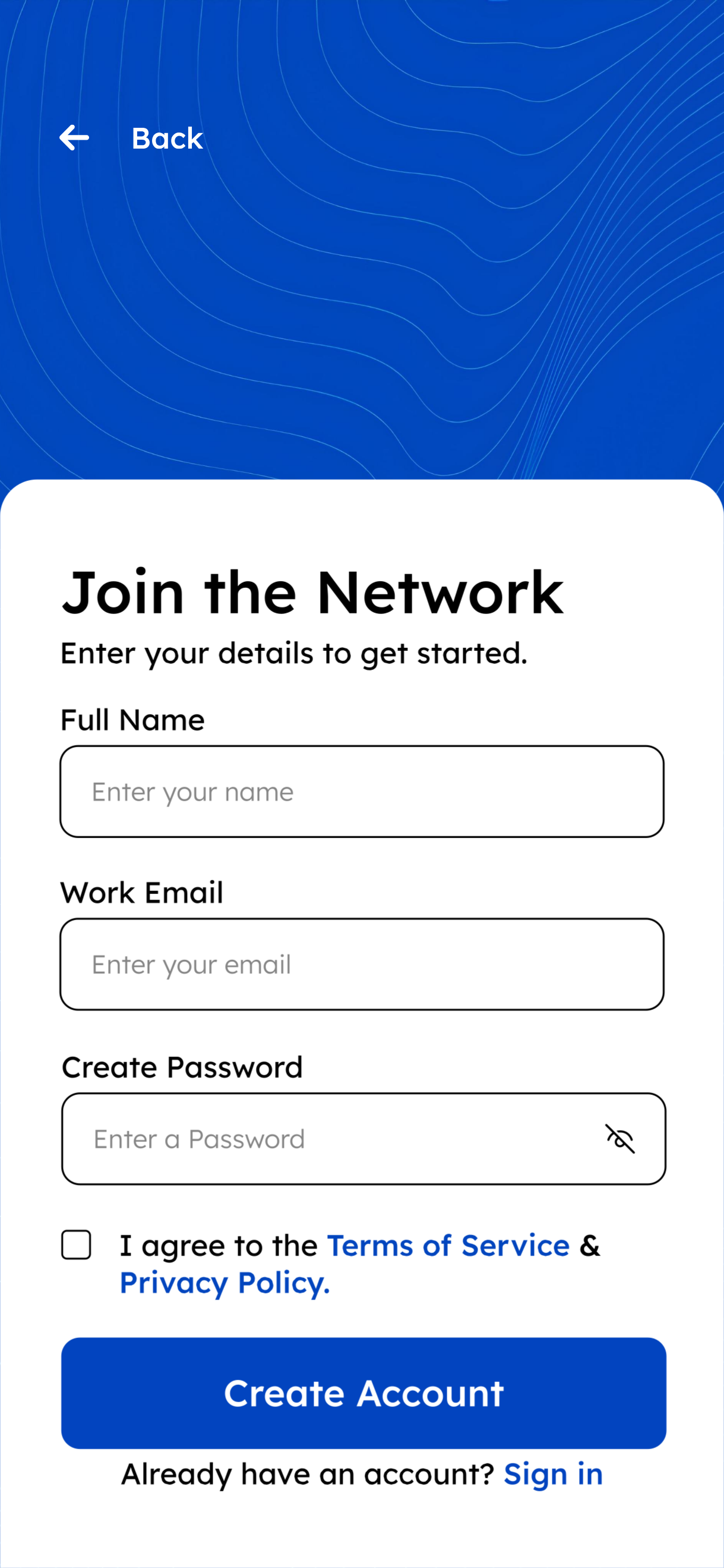 Sign Up